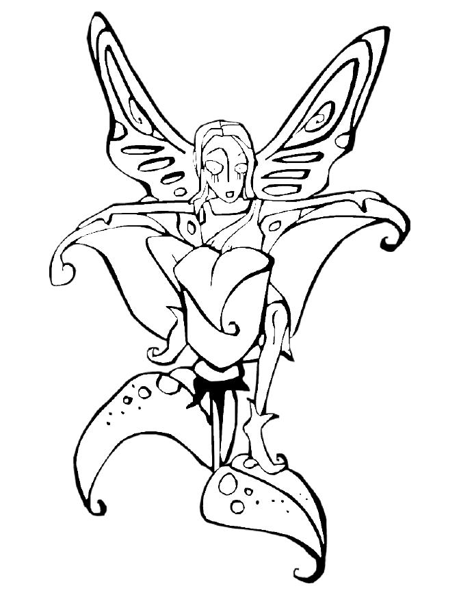 fairy dragon coloring pages - photo #29