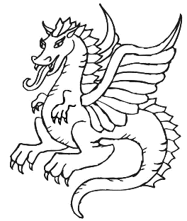 Dragon Coloring Pages on Dragon Coloring Pages Samples