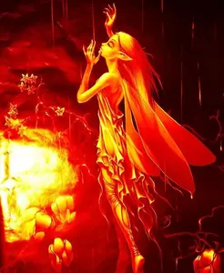 A fire fairy