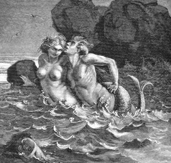 Mermaid Etching