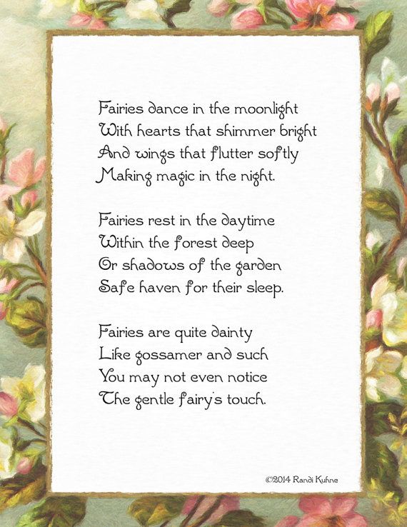 Fairies Dance Poem