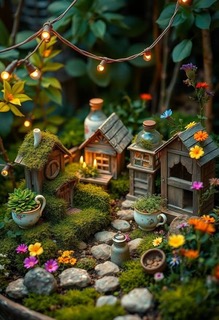 A fairy garden