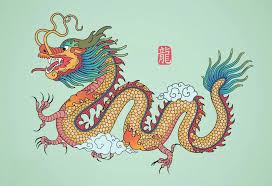 a Chinese dragon a Chinese dragon
