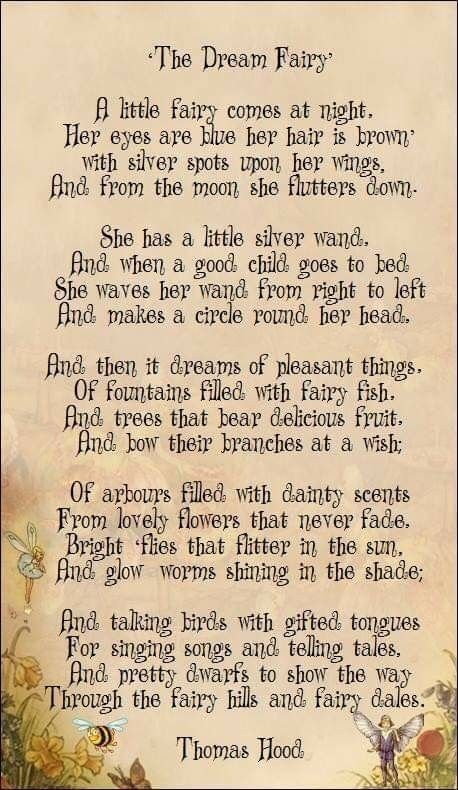 Dream Fairy Poem