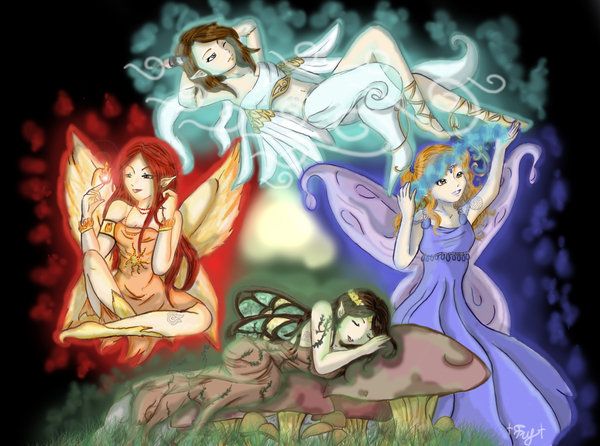 elemental fairies elemental fairies