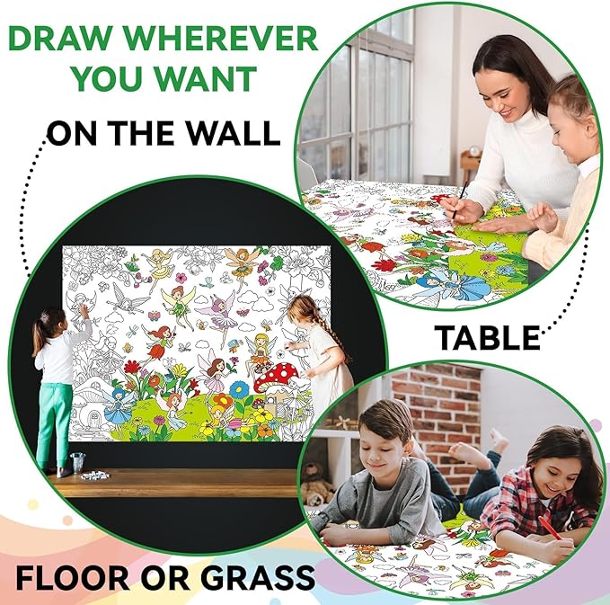 Fairy coloring art