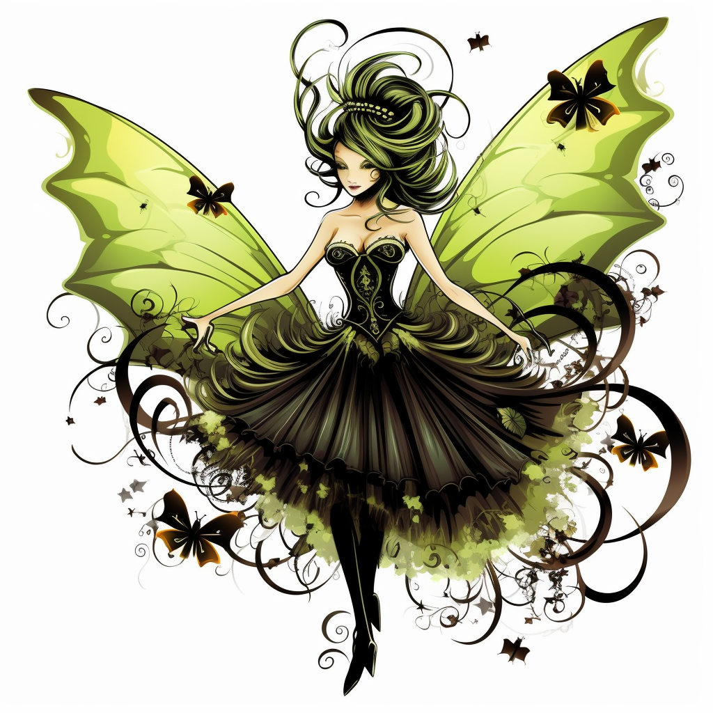 a green fairy