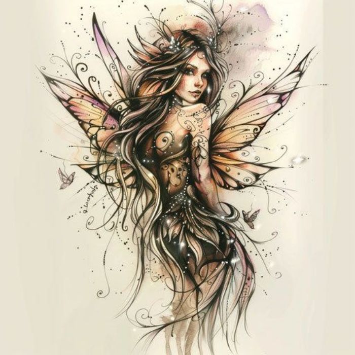 a mystical fairy
