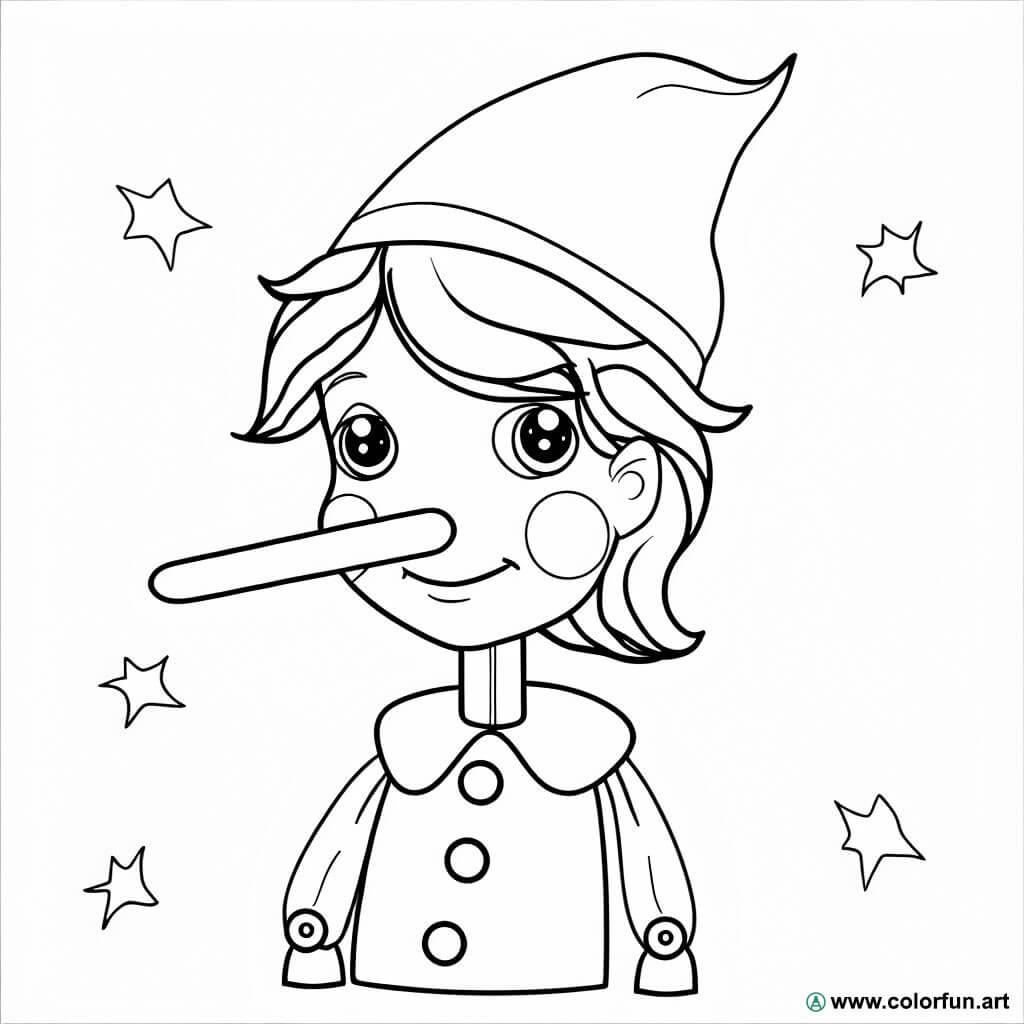 Pinocchio coloring