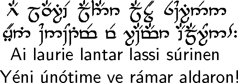 quenya language of the elves