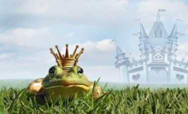 A cartoon of the The Frog Prince