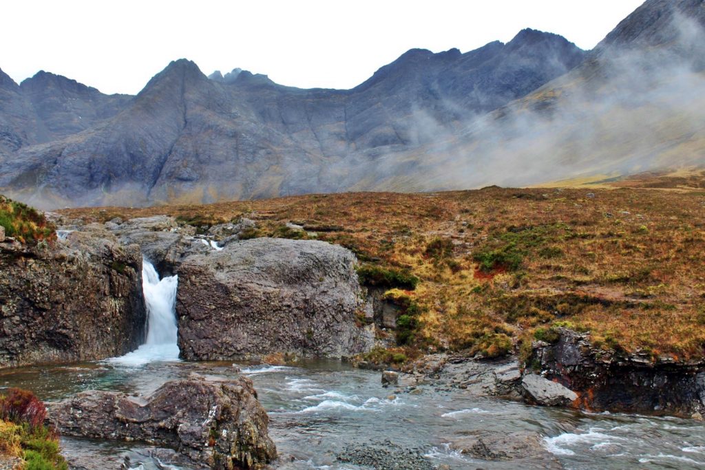 The Black Cuillin mountains 