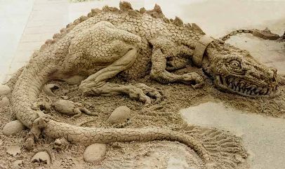 A clay model of a Dragon Pet