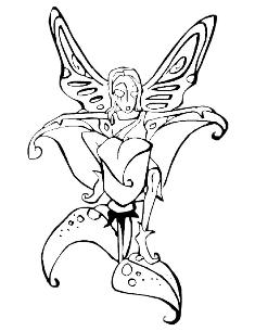 Fairy Coloring Page small