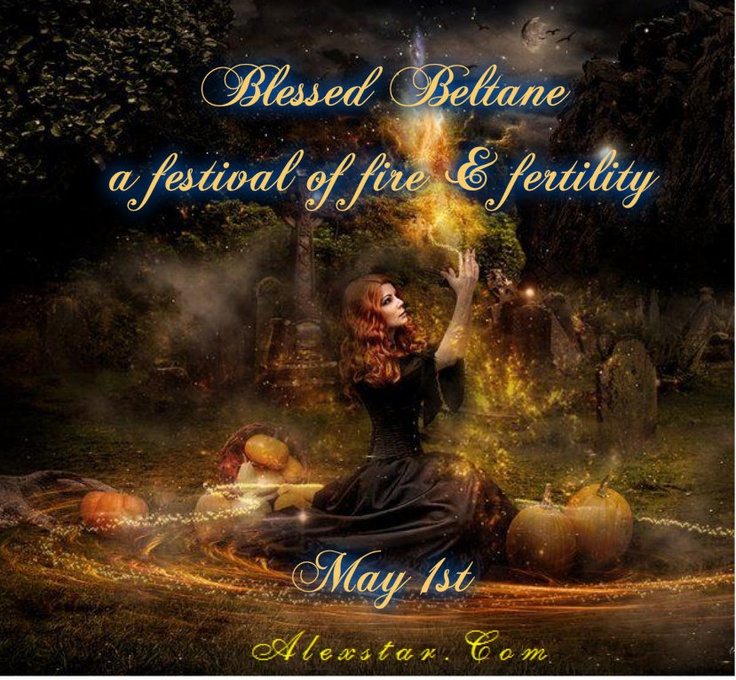 An artistic poster advertising Beltane