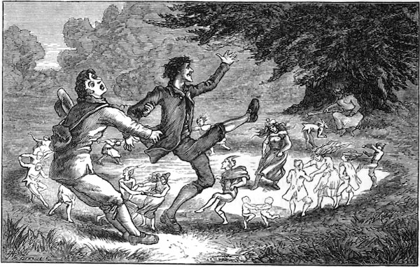 dancing round a fairy circle