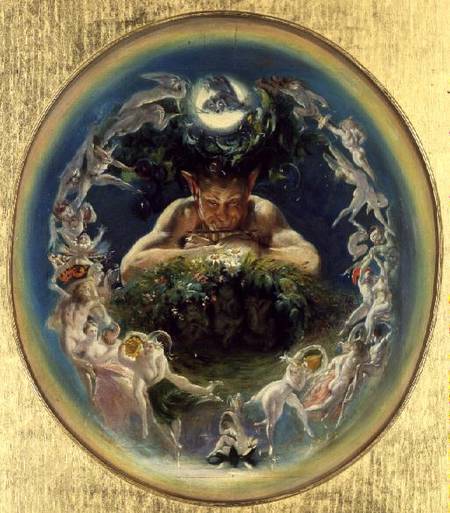 Faun and the Fairies art work