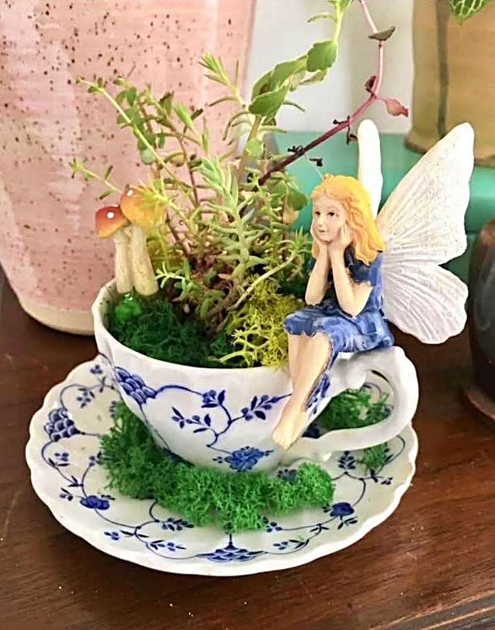 Fairy Garden in a Teacup