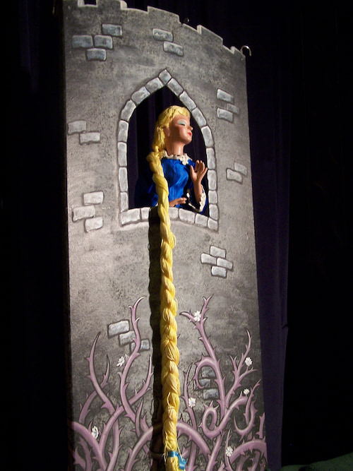 Rapunzel in her tower