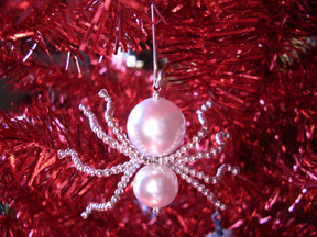 A Tinsel Christmas Spider