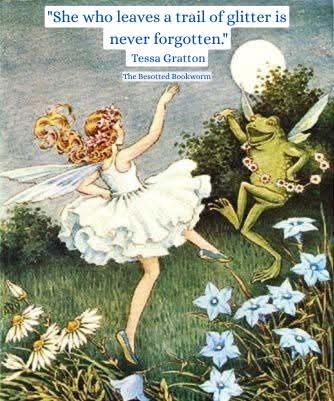 Trail of glitter quote